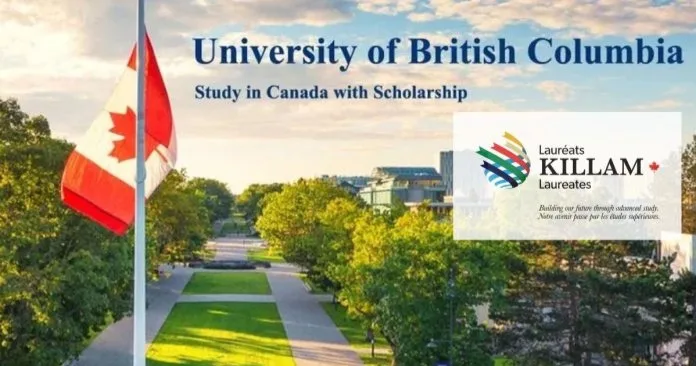 2027 UBC Killam Scholarship in Canada (University of British Columbia) scholarship image