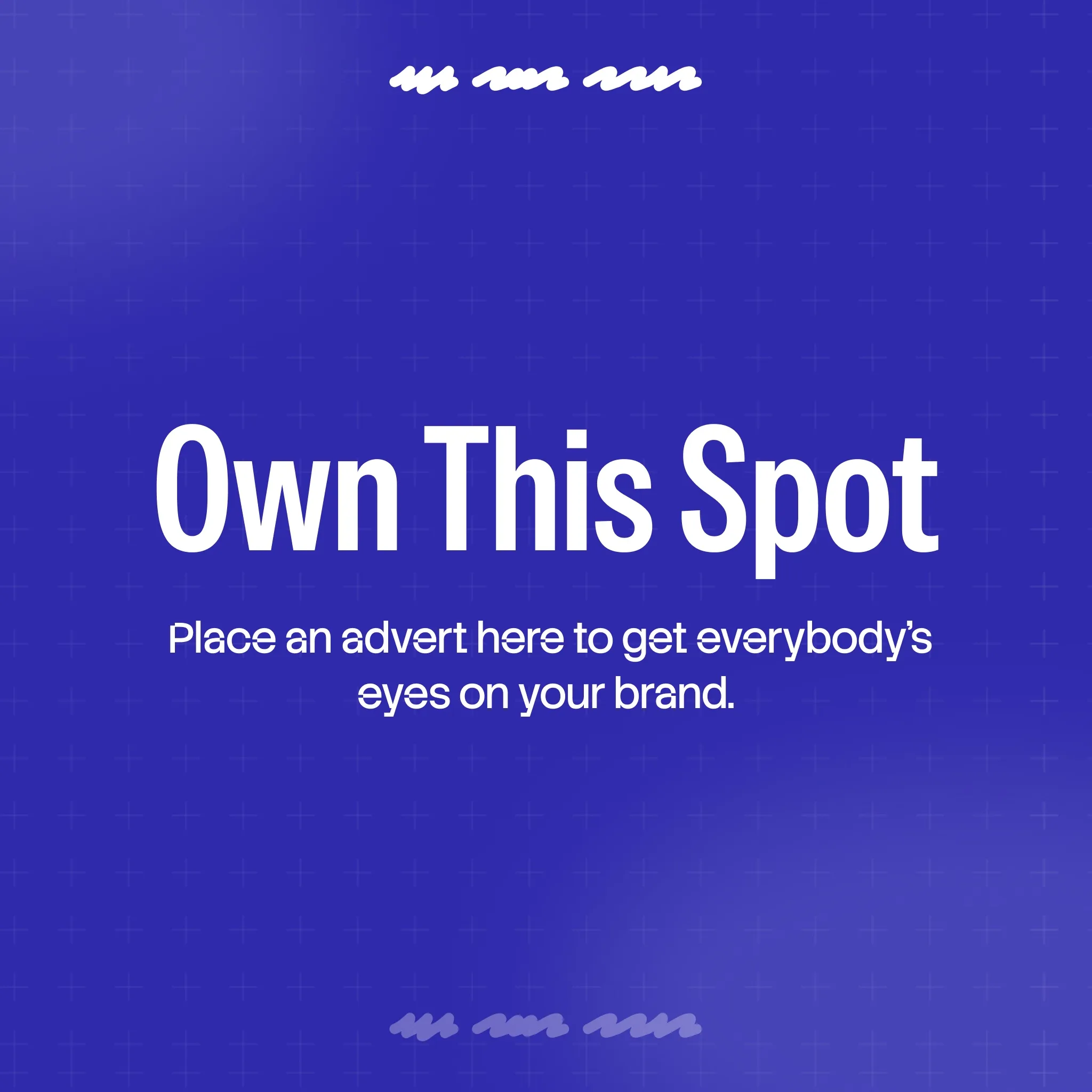 Own this spot (Oct. 2026)