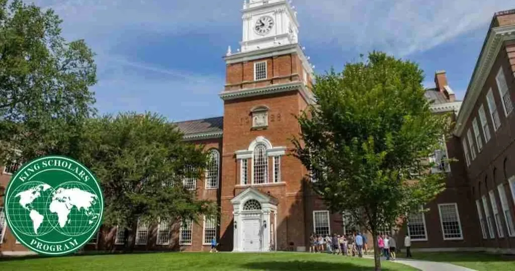 Dartmouth College King Scholars Program in USA scholarship image