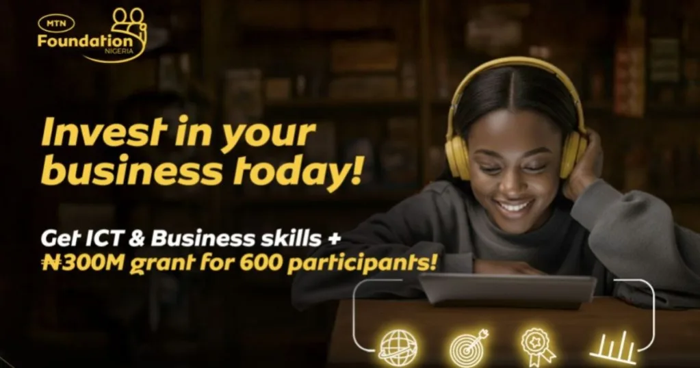 MTN ICT Business Skills Training Program 2026 For Nigerians scholarship image