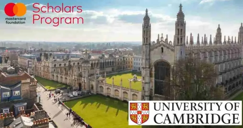 2027 University of Cambridge Mastercard Scholarship in UK scholarship image